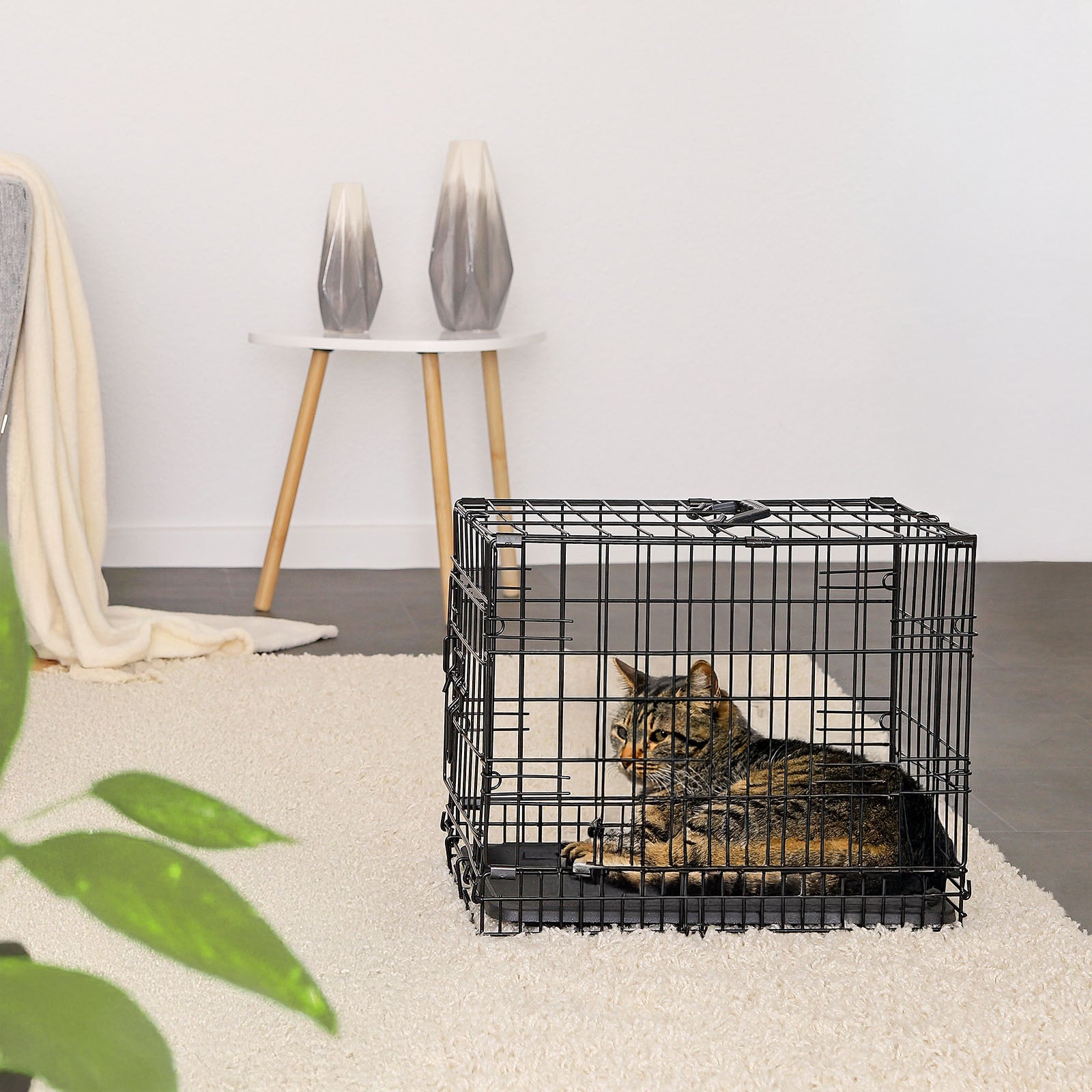 Katzentransportkäfig mit Bodenwanne