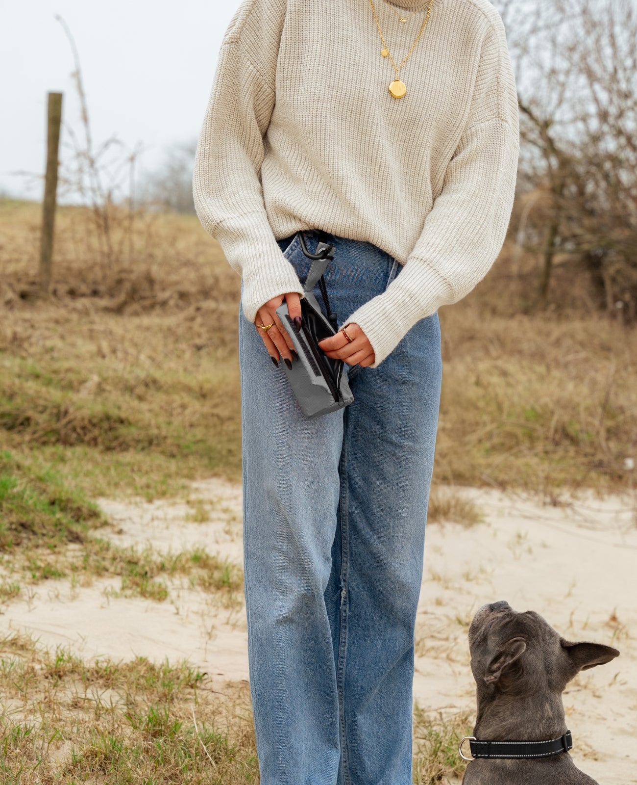Futterbeutel mit Kordel