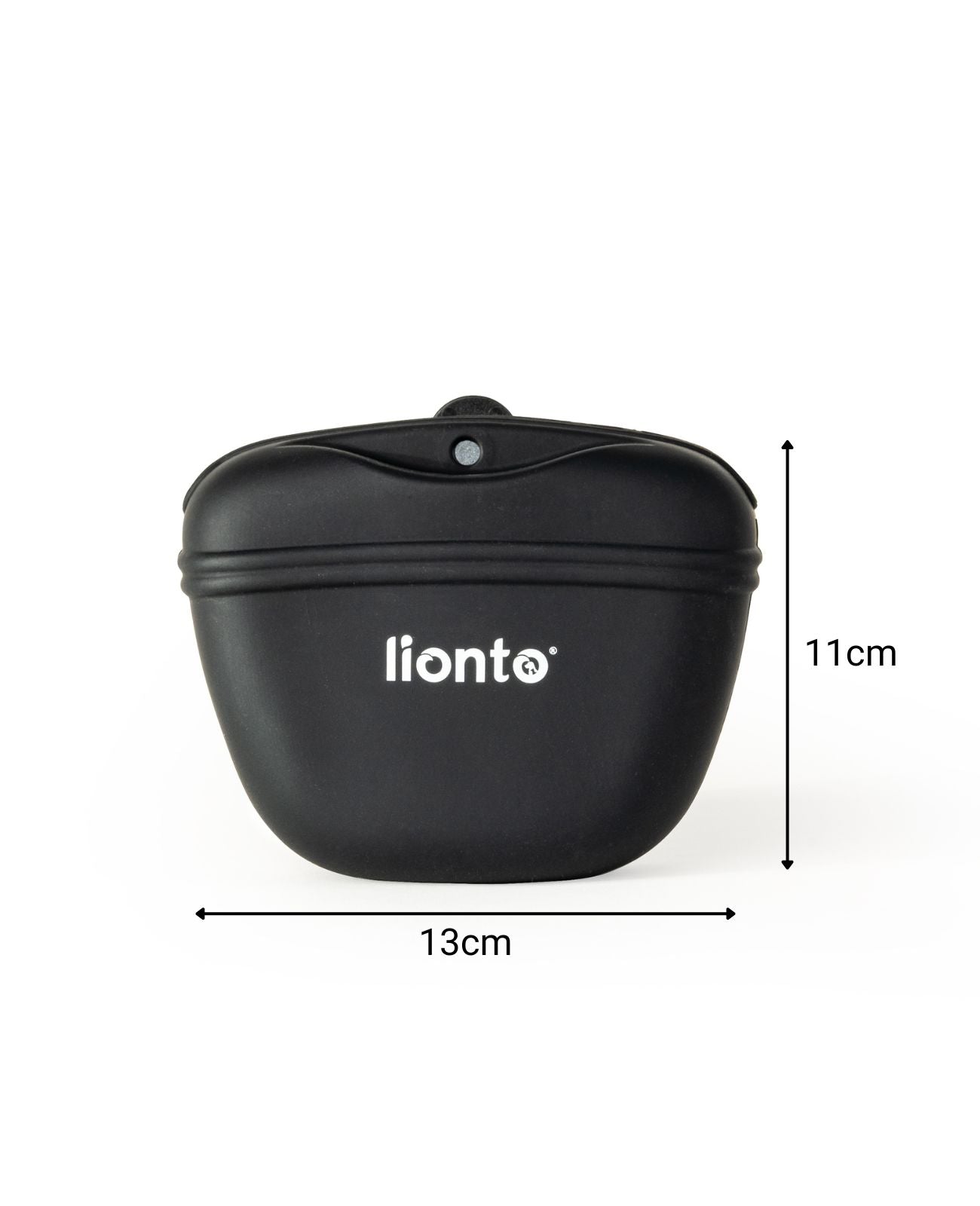 detaillierte Ansicht aller Maße anhand des Futterbeutels