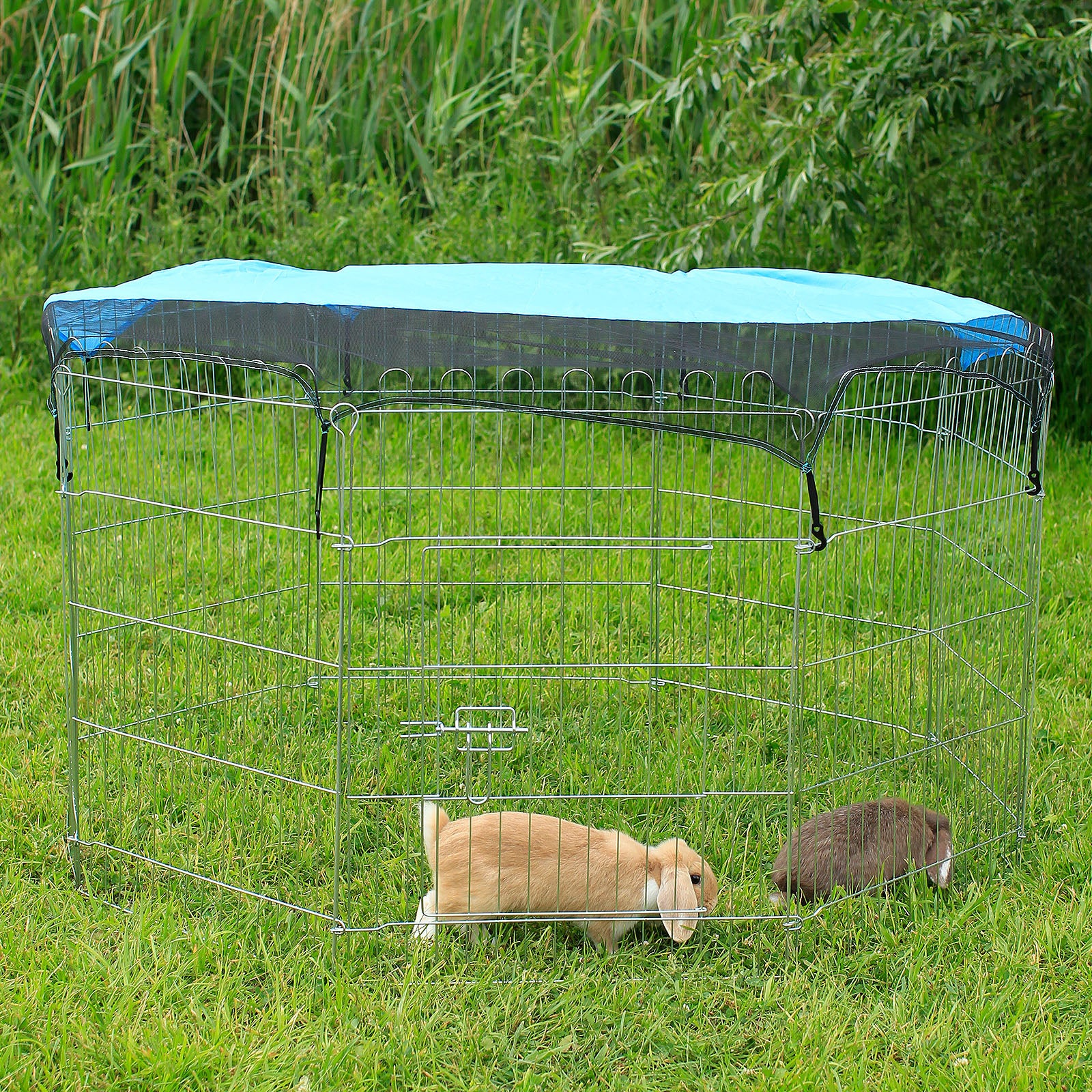 Freilaufgehege aus Metall für Kleintiere und Nager