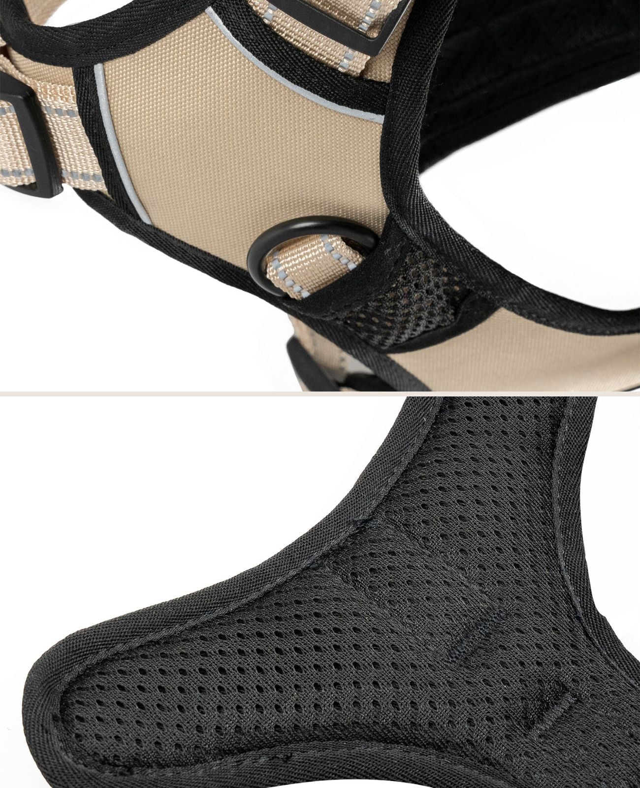 luftdurchlässige Polsterung des Geschirrs