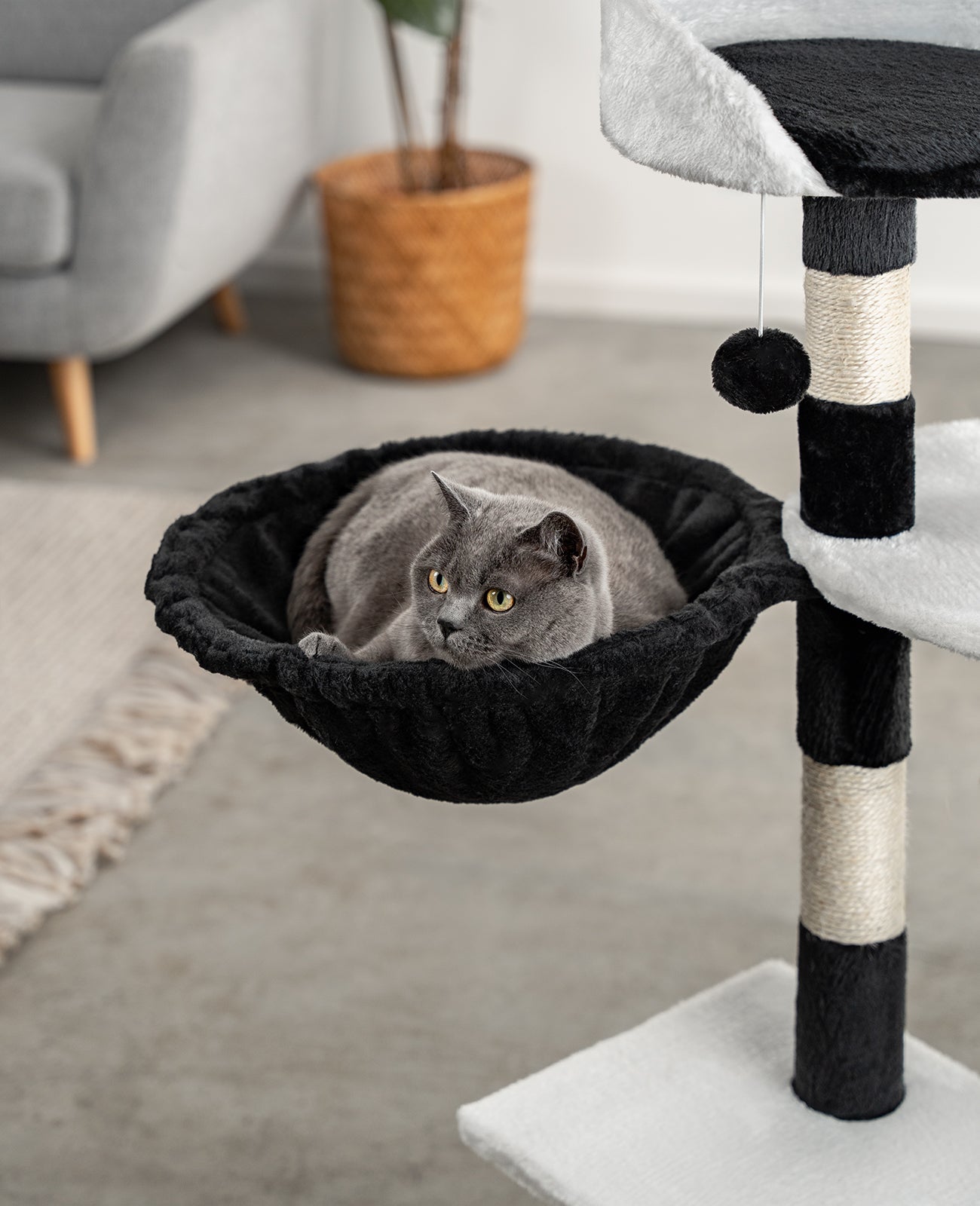 Liegemulde für Kratzbäume 40 cm Durchmesser, 15 - 25 cm Tiefe