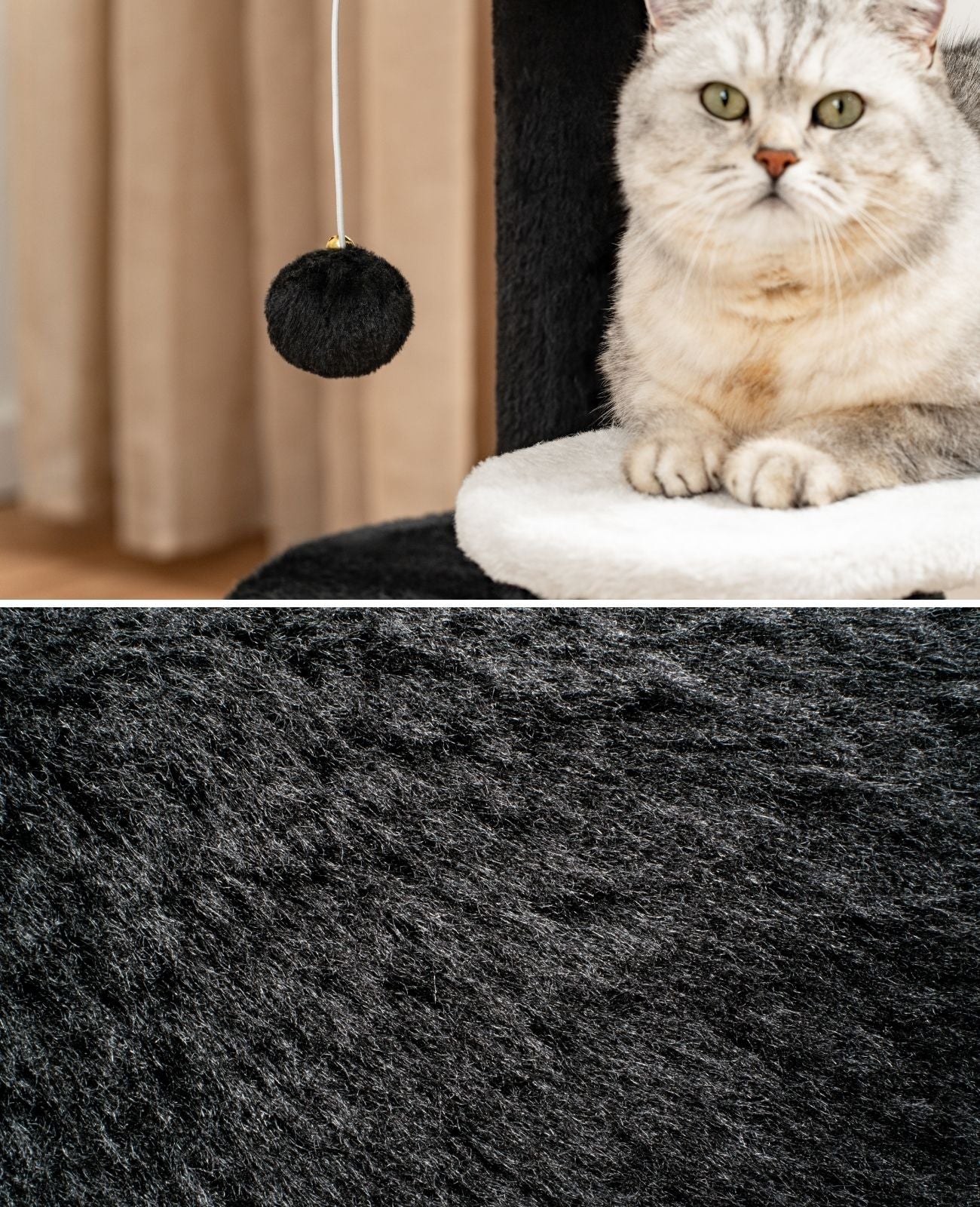 Katzenkratzbaum Höhe 65 cm