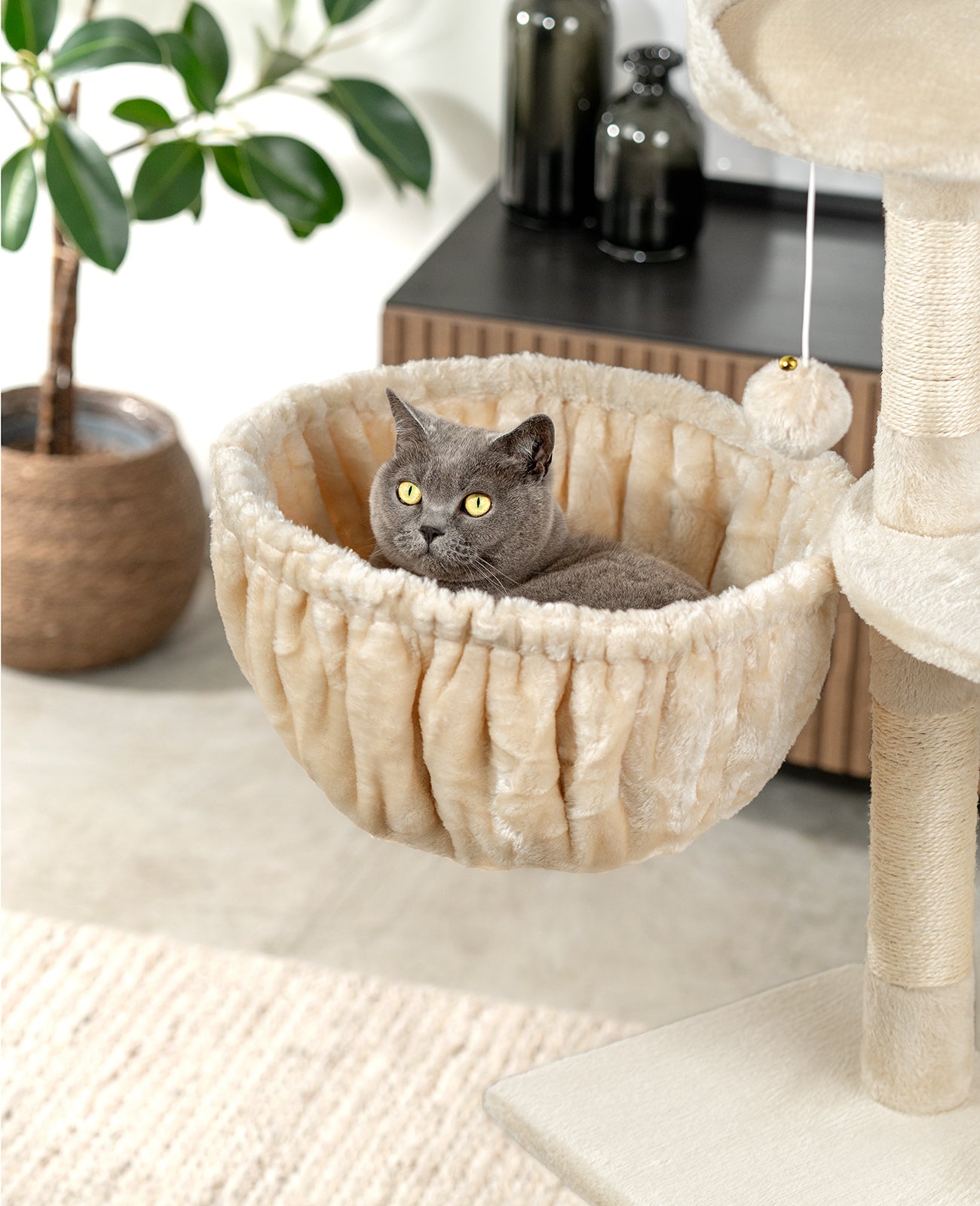 Liegemulde für Kratzbäume 40 cm Durchmesser, 15 - 25 cm Tiefe