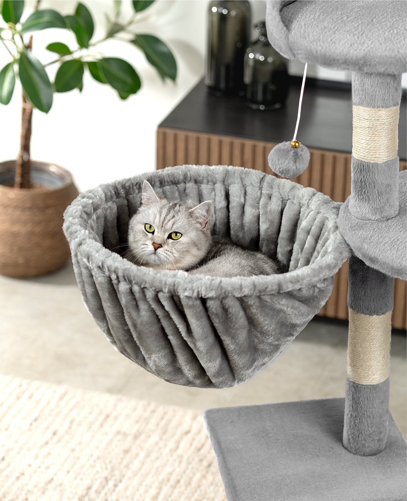 Liegemulde für Kratzbäume 40 cm Durchmesser, 15 - 25 cm Tiefe