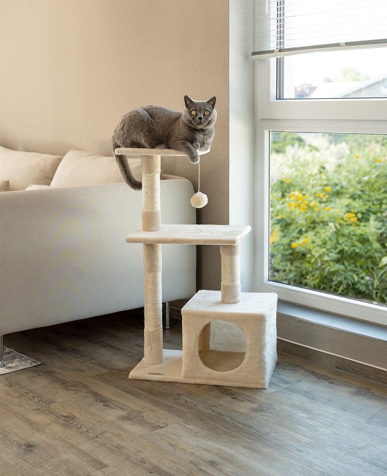 Katzenkratzbaum Höhe 85 cm