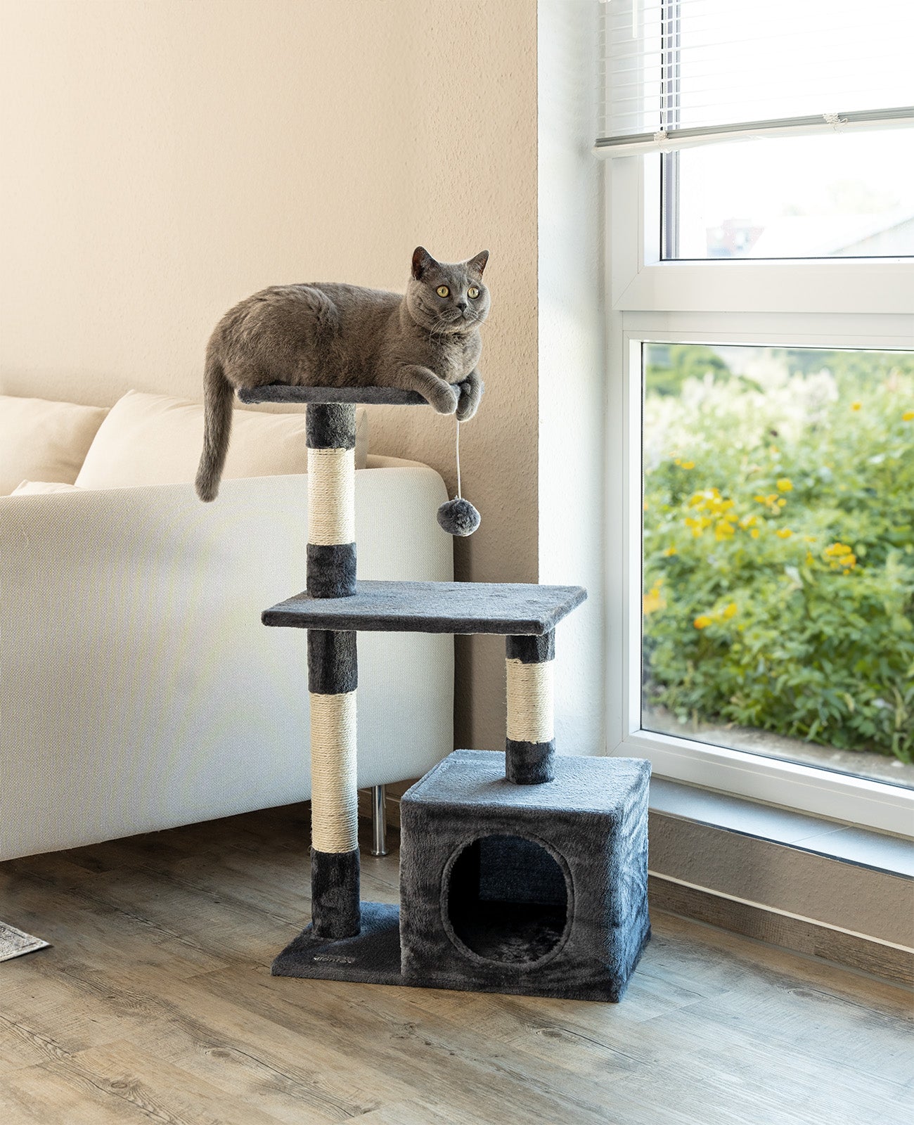 Katzenkratzbaum Höhe 85 cm