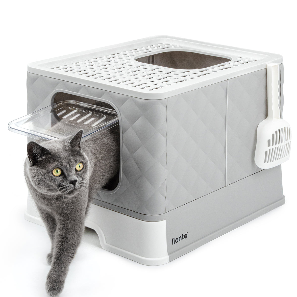 Katzentoilette mit Schublade & Schaufel