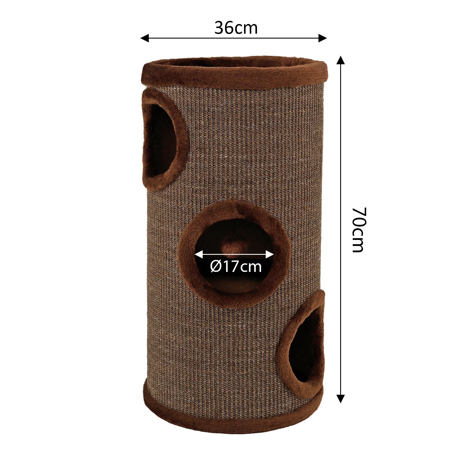 Kratztonne mit Sisal