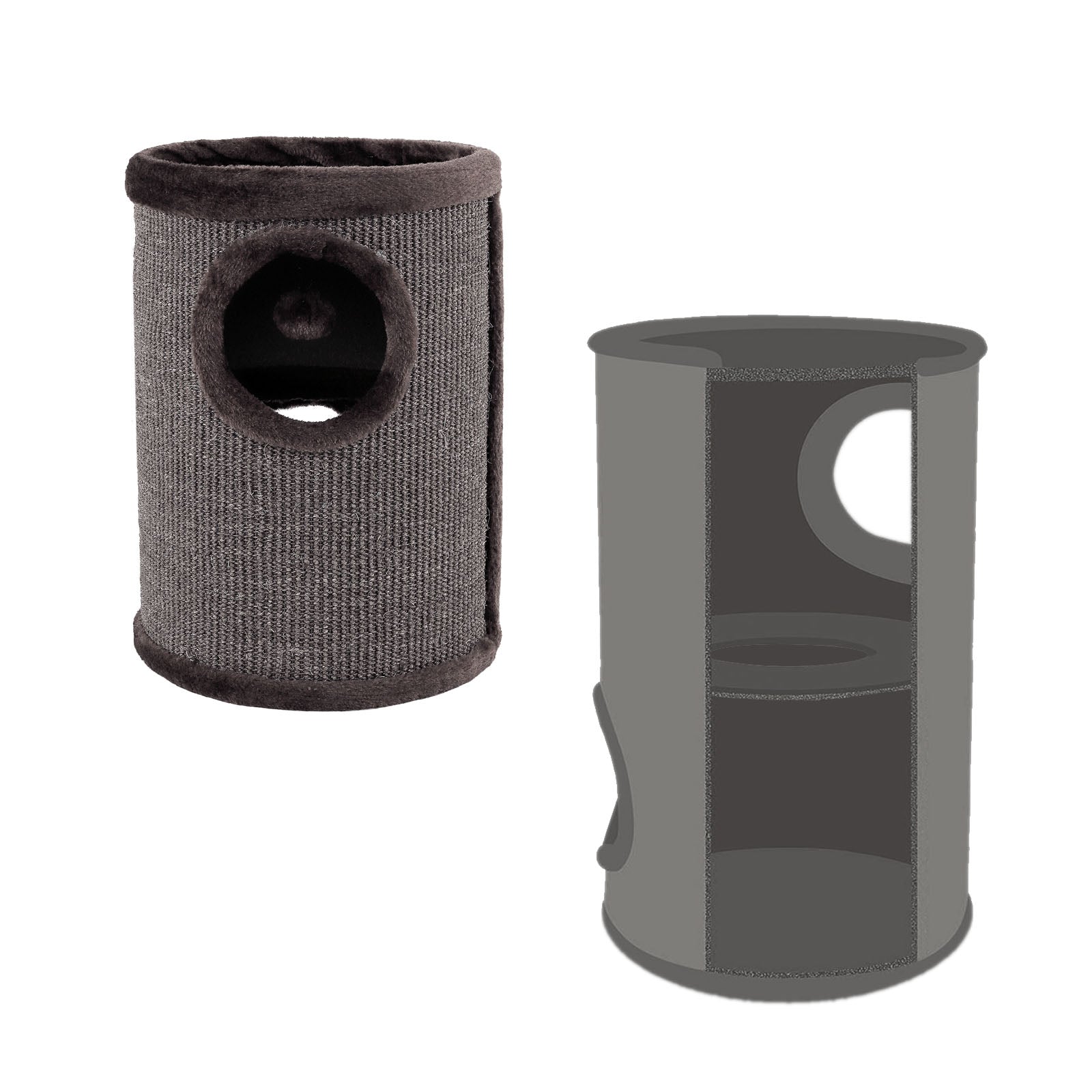 Kratztonne mit Sisal