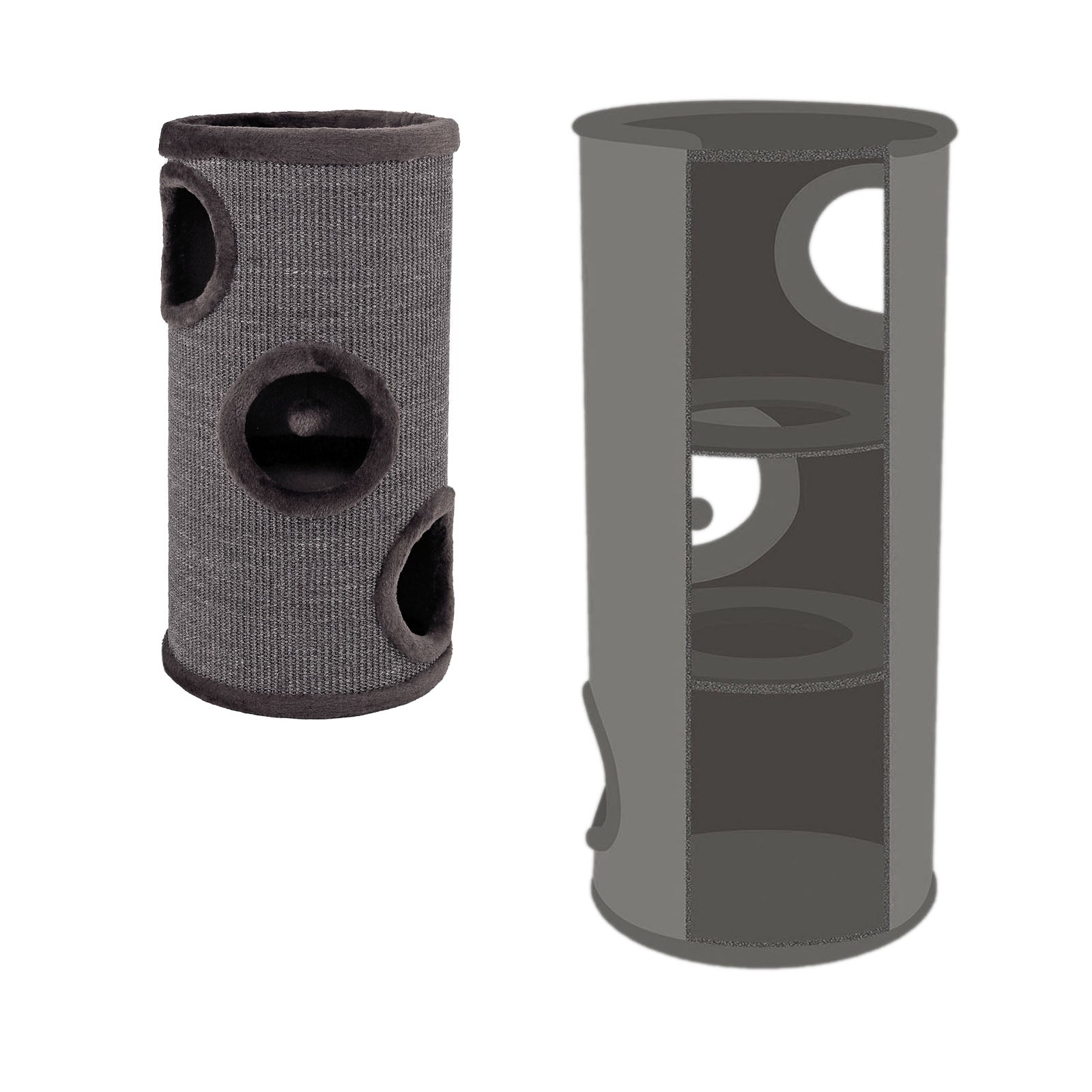 Kratztonne mit Sisal