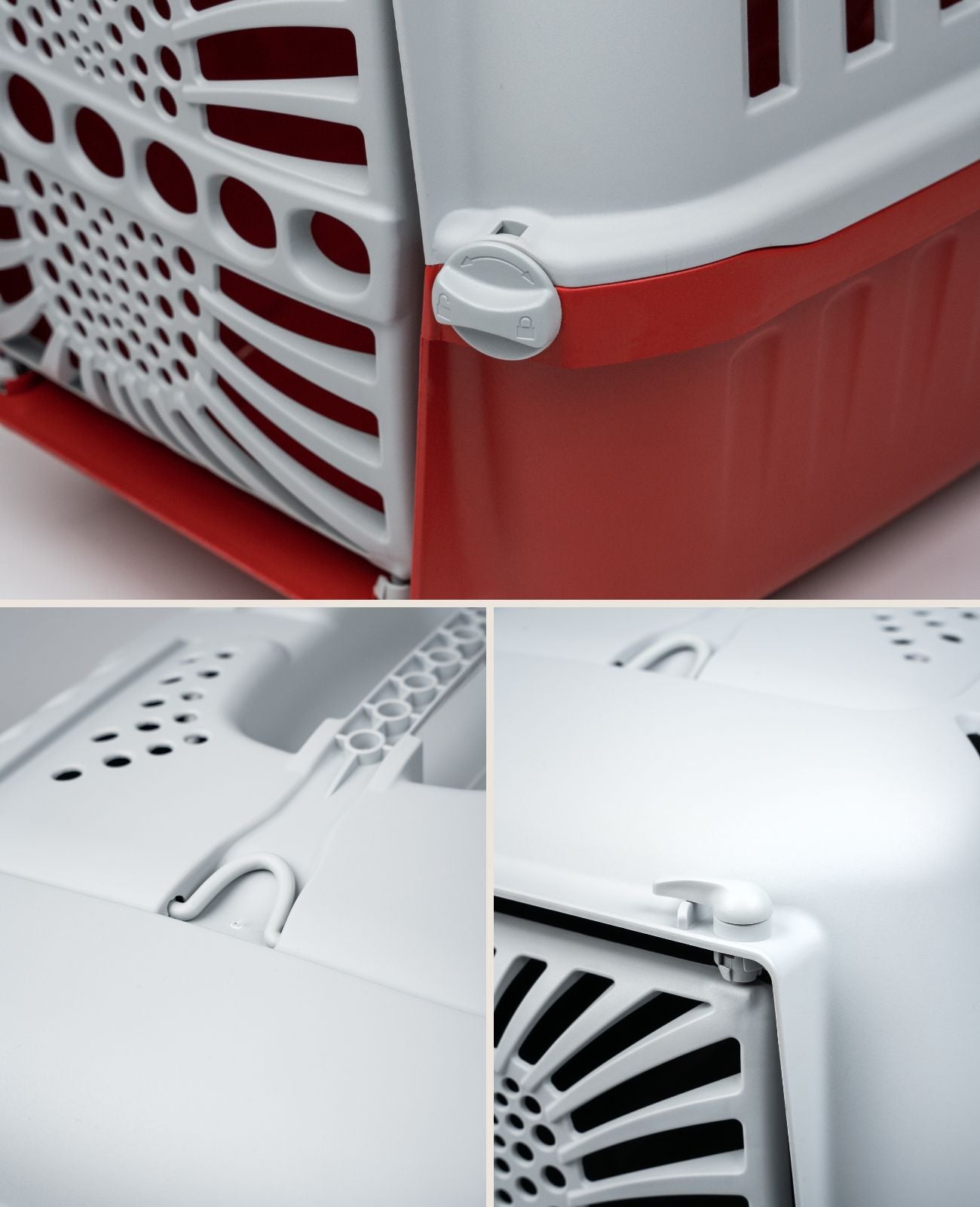 Katzentransportbox aus Kunststoff