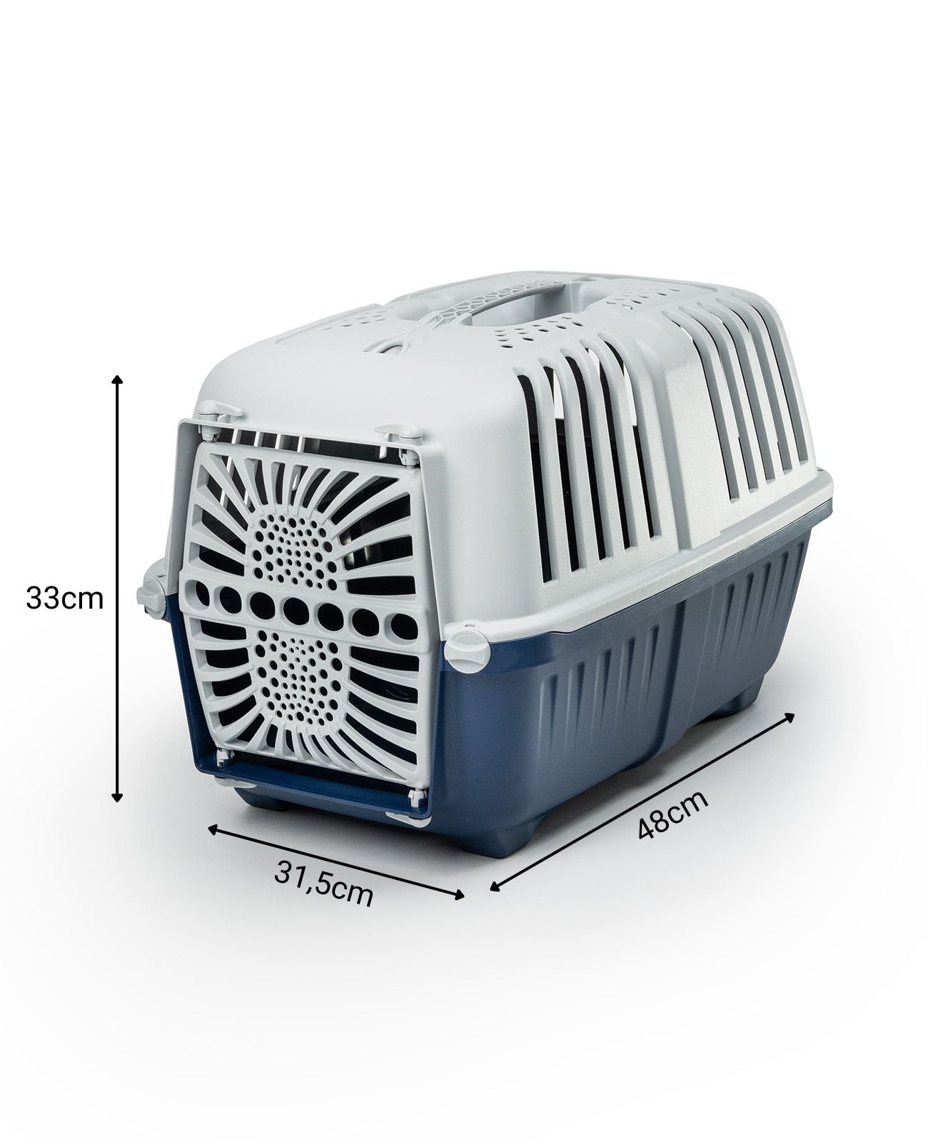 Hundetransportbox aus Kunststoff