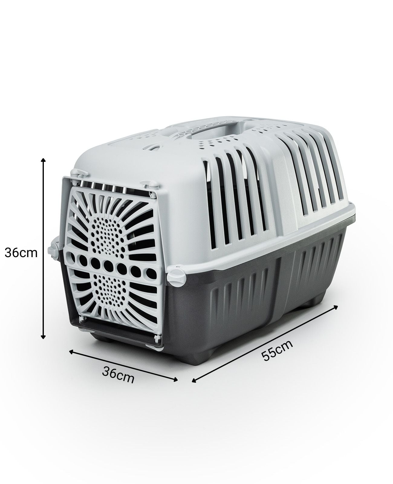 Hundetransportbox aus Kunststoff