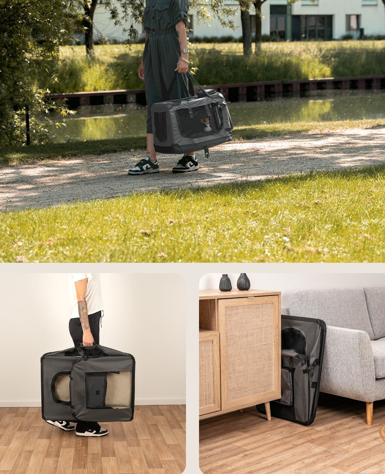 Hundetransportbox faltbar