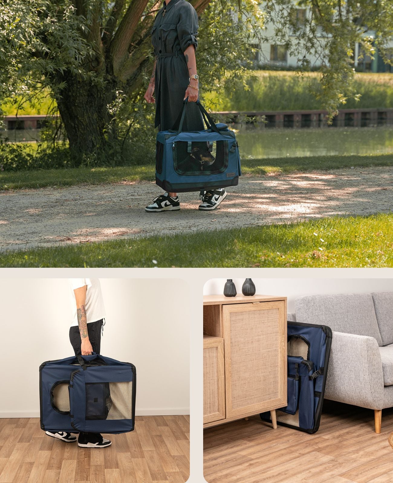 Faltbare Katzentransportbox