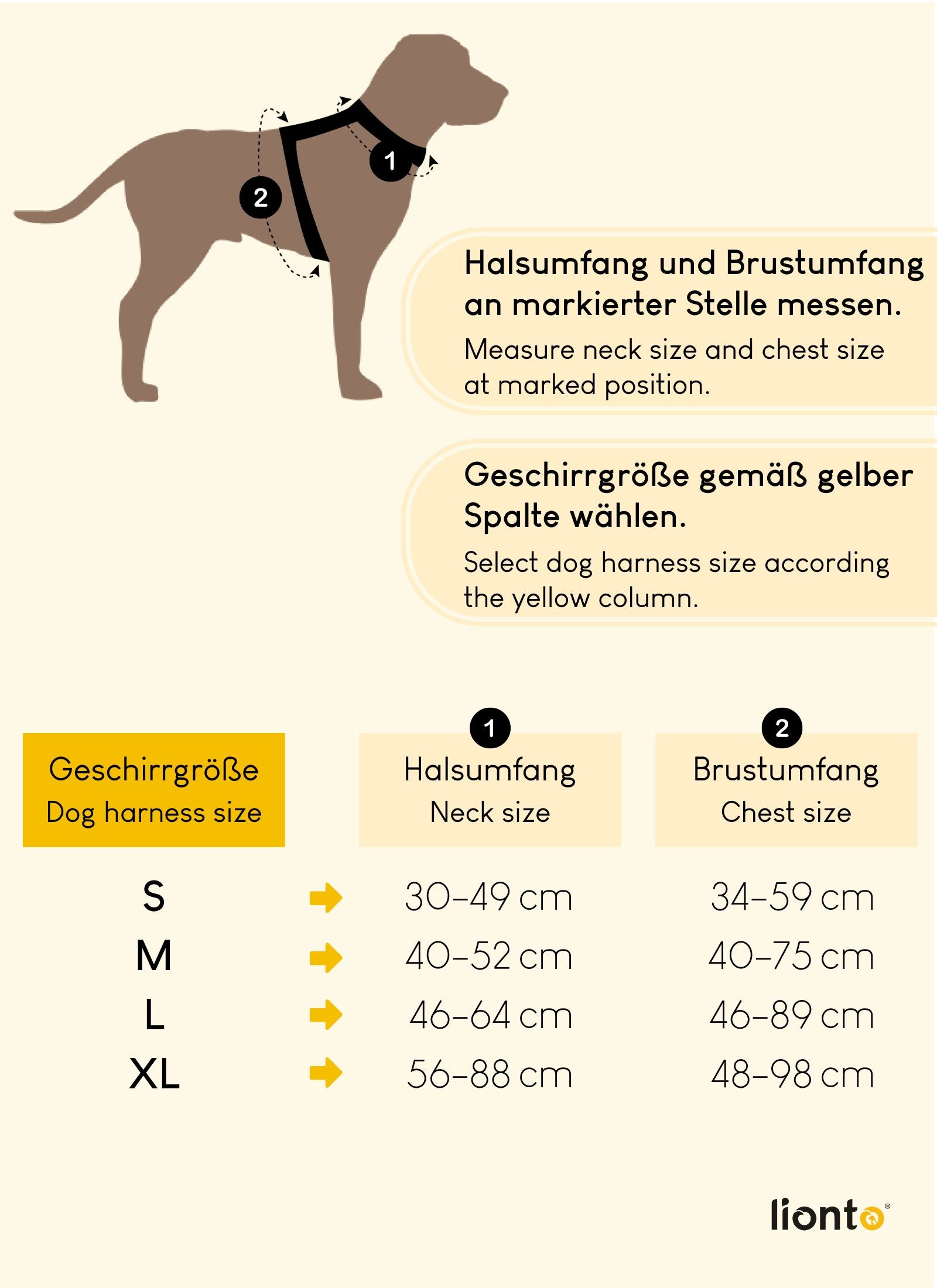Hundegeschirr gepolstert und reflektierend